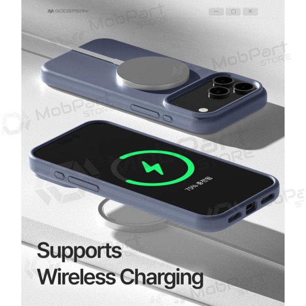 Ümbris Mercury Pure Magsafe Silicon Case Apple iPhone 17 levandos hall