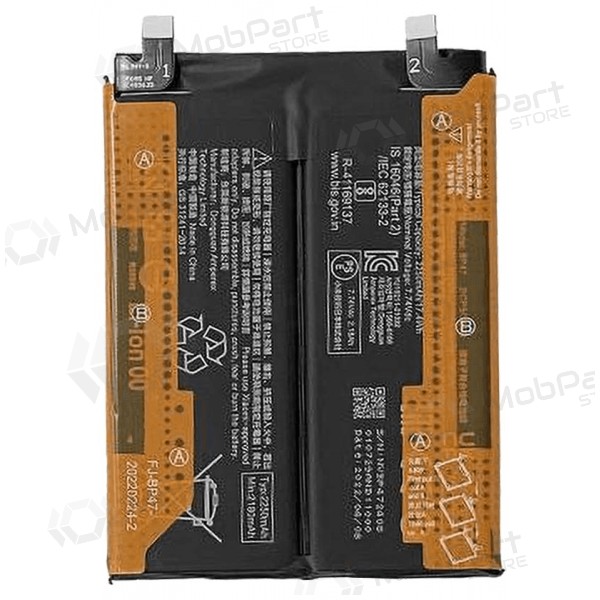 Xiaomi Redmi Note 11 Pro+ 5G aku, patarei (BP47) (originaal)