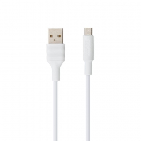 USB kaabel Borofone BX1 microUSB 1.0m (valged)