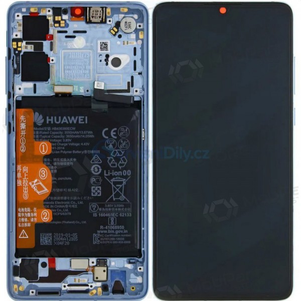 Huawei P30 (new version 2021) ekraan (Breathing Crystal) (koos raamiga ja patarei / aku) (service pack) (originaalne) Huawei P30 (new version 2021) ekraan (Breathing Crystal) (koos raamiga ja patarei / aku) (service pack) (originaalne)