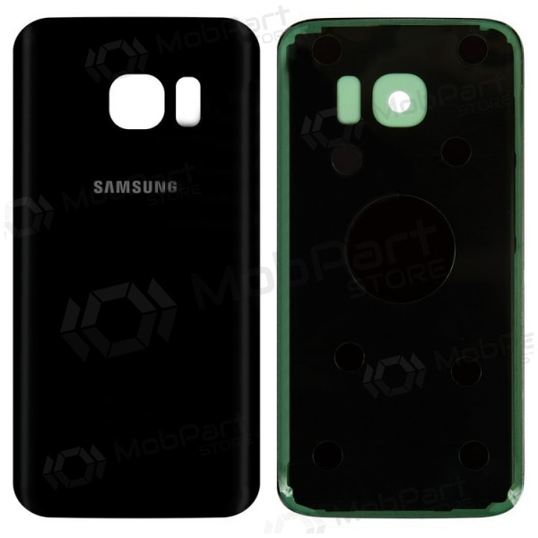 Samsung G930F Galaxy S7 patareipesade kaas (tagakaas) (mustad)