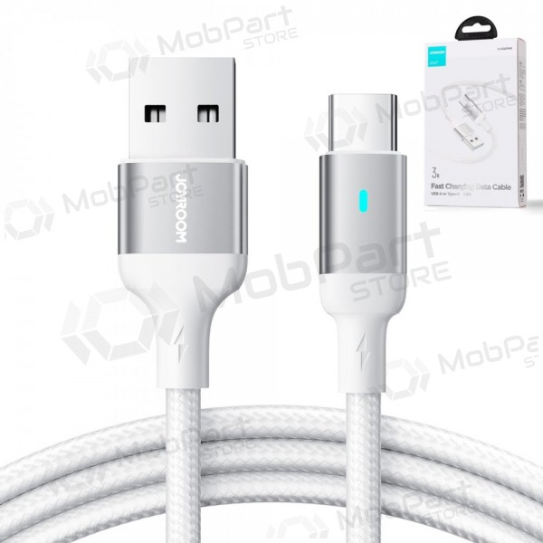 USB kaabel Joyroom S-UC027A10 USB to Type-C 3A 1.2m valged