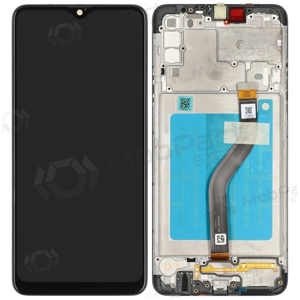 Samsung Galaxy A20s ekraan (mustad) (koos raamiga) (originaalne) Samsung Galaxy A20s ekraan (mustad) (koos raamiga) (originaalne)