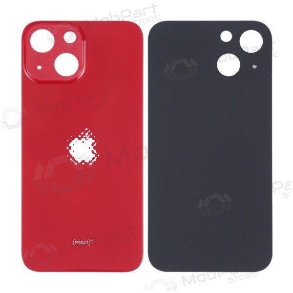 Apple iPhone 13 mini patareipesade kaas (tagakaas) (punane) (bigger hole for camera) Apple iPhone 13 mini patareipesade kaas (tagakaas) (punane) (bigger hole for camera)