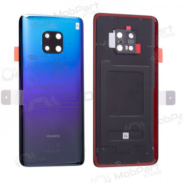 Huawei Mate 20 Pro patareipesade kaas (tagakaas) (Twilight) (kasutatud grade C, originaalne)