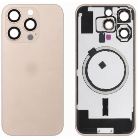 Apple iPhone 16 Pro tagakaas (kuldne) (Premium)