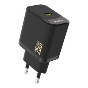 Telefoni laadija Dudao A27 25 W GaN USB-C must