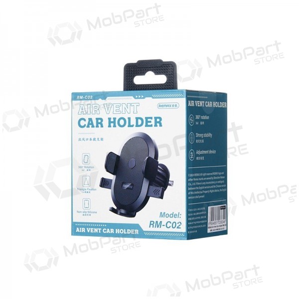 Auto telefonihoidja Remax RM-C02 (air vent) mustad
