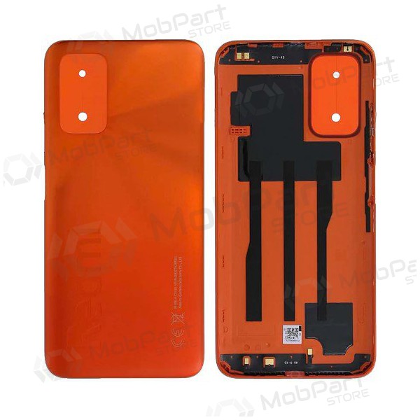 Xiaomi Redmi 9T patareipesade kaas (tagakaas) (oranžinis)