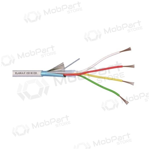 ELAN tinatud, varjestatud kaitsekaabel 4x0.22