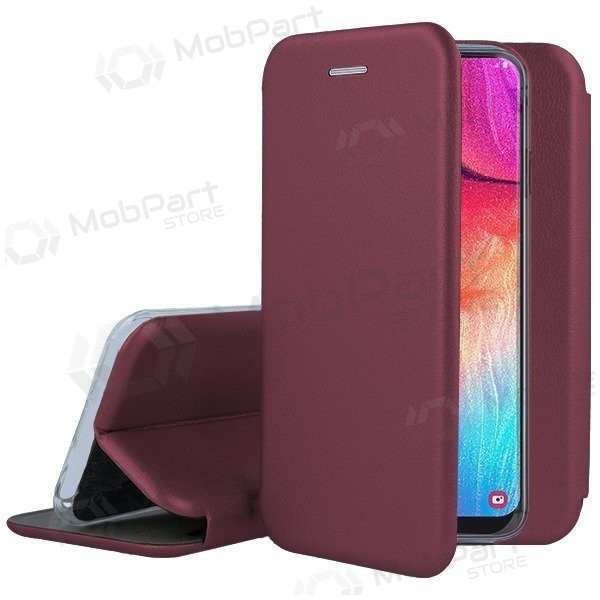 Apple iPhone 13 Pro Max ümbris - Book Elegance (burgundia)