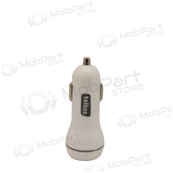 Autolaadija Tellos C109 USB 1A (valged)