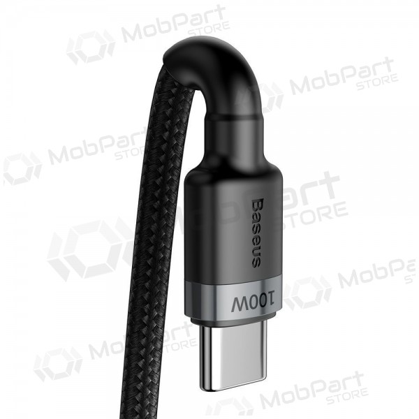 USB kaabel Baseus Cafule PD100W Type-C 2.0m hall-mustad CATKLF-ALG1