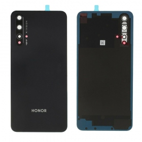 Huawei Honor 20 patareipesade kaas (tagakaas) mustad (Midnight Black) (kasutatud grade C, originaalne)