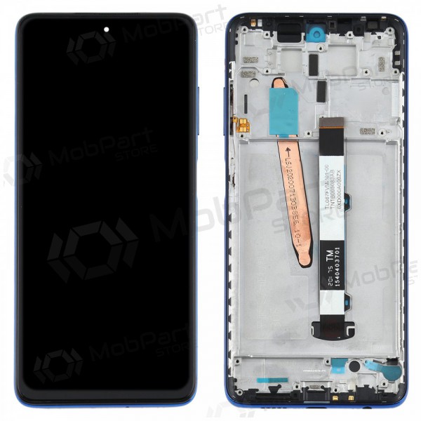 Xiaomi Poco X3 / X3 NFC ekraan (sinised) (koos raamiga) (service pack) (originaalne)