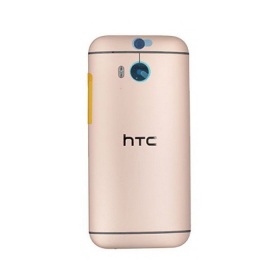 HTC One M8 patareipesade kaas (tagakaas) (kuldsed) (kasutatud grade A, originaalne)