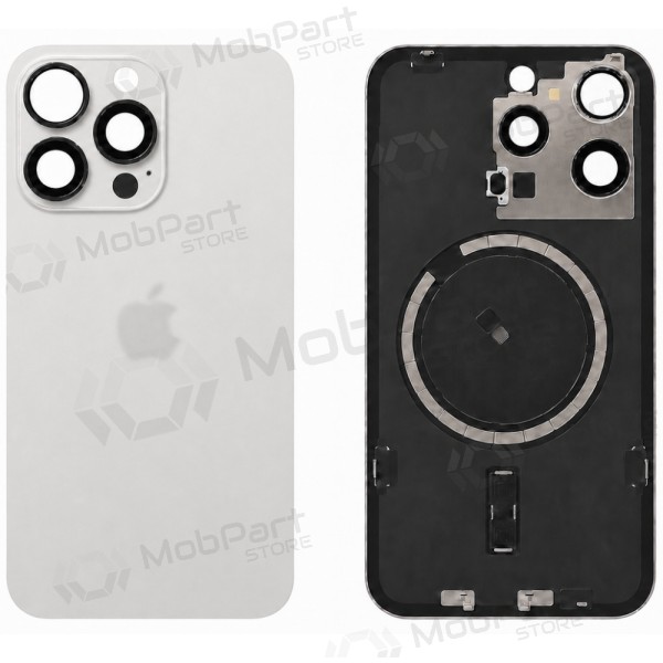 Apple iPhone 15 Pro Max tagakaas (valge) (Premium)