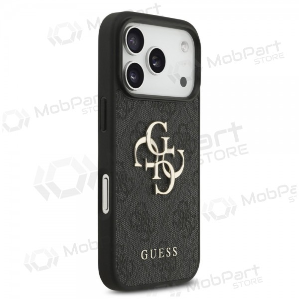 Apple iPhone 17 Pro ümbris - Guess PU 4G Metal Logo Strap (must)