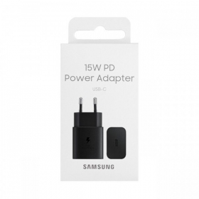 Laadija originaalne Samsung EP-T1510NBEGEU 15W pakendis mustad