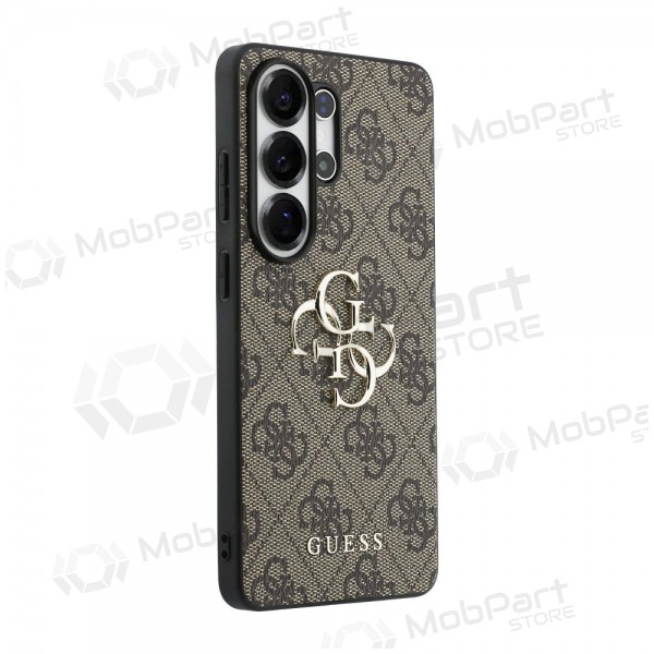 Samsung Galaxy S26 Ultra ümbris - Guess PU 4G Metal Logo (pruun)