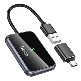 CarPlay adapter Hoco HU1 juhtmevaba must