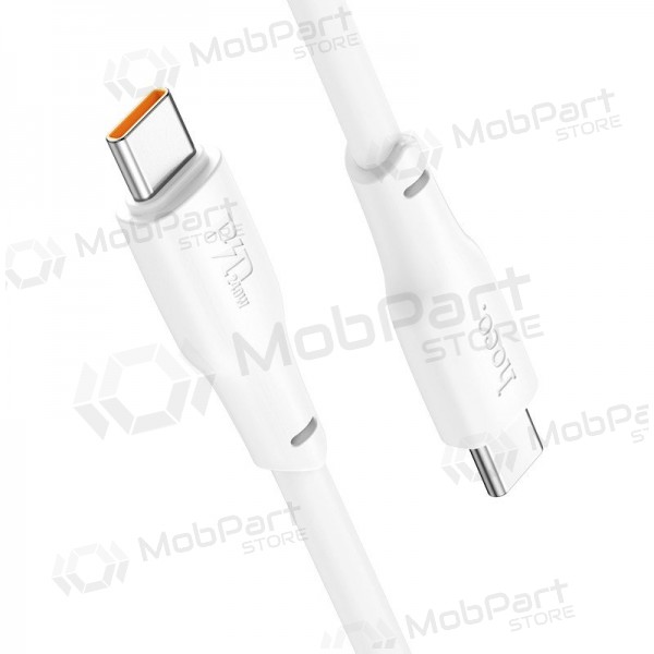USB kaabel Hoco X93 60W USB-C to USB-C 2.0m valged