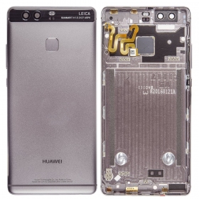Huawei P9 patareipesade kaas (tagakaas) hall (Titanium Grey) (kasutatud grade C, originaalne)