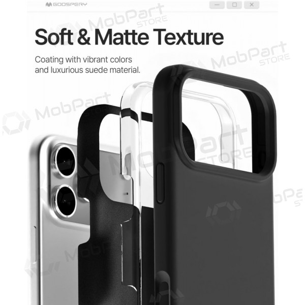 Apple iPhone 17 Pro, 18 Pro ümbris Mercury - Pure Magsafe Silicon Case (punane)