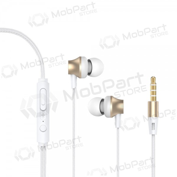 Vabakäeseadmega Devia Metal In-ear 3,5mm (kuldne)