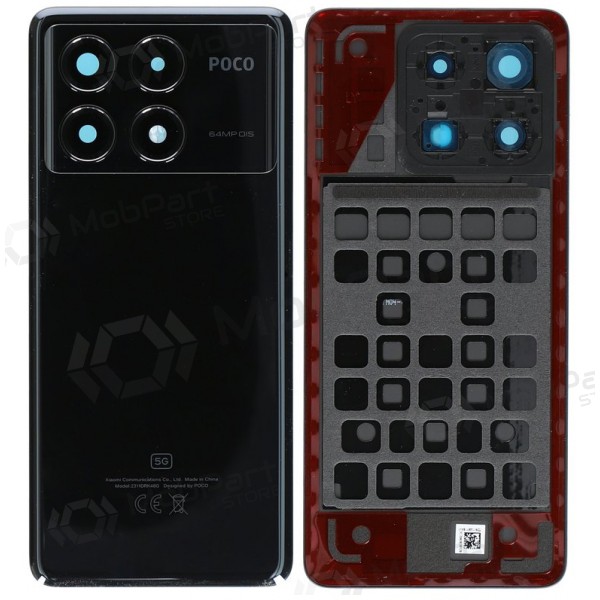 Xiaomi POCO X6 Pro 5G tagakaas (must) (originaal)