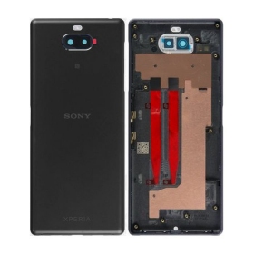 Sony Xperia 10 patareipesade kaas (tagakaas) (mustad) (kasutatud grade C, originaalne)