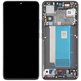Xiaomi Poco F6 Pro ekraan (mustad) (koos raamiga) (originaalne)