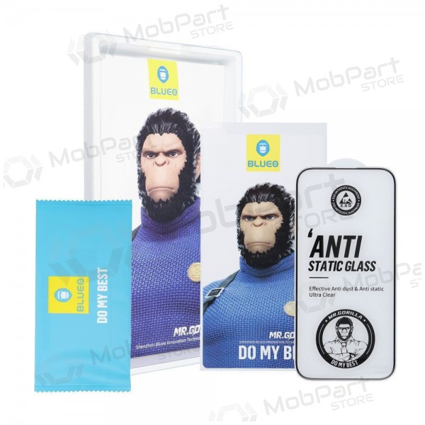 LCD apsauginis stikliukas 5D Mr. Monkey Glass (Strong Lite) Samsung A356 A35 5G/A556 A55 5G mustad