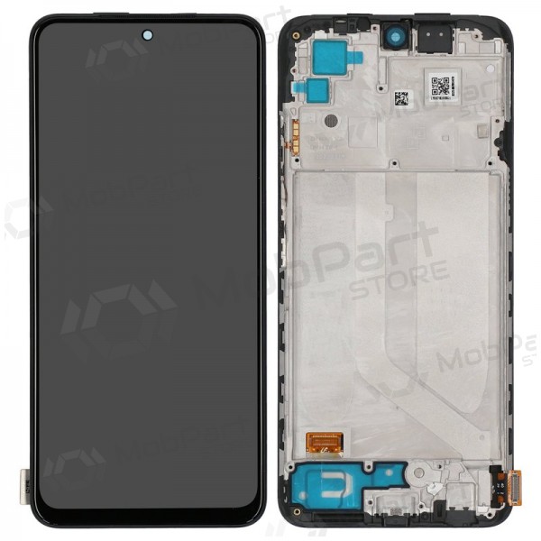 Xiaomi Redmi Note 10 / Redmi Note 10S / Poco M5s ekraan (mustad) (koos raamiga) Xiaomi Redmi Note 10 / Redmi Note 10S / Poco M5s ekraan (mustad) (koos raamiga)