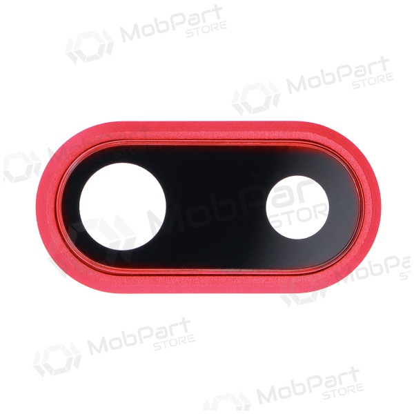 Apple iPhone 8 Plus kaamera klaas (punane) (koos raamiga) Apple iPhone 8 Plus kaamera klaas (punane) (koos raamiga)