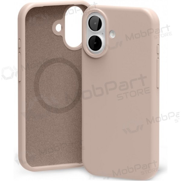 Ümbris Mercury Pure Magsafe Silicon Case Apple iPhone 17 roosa liivavärv