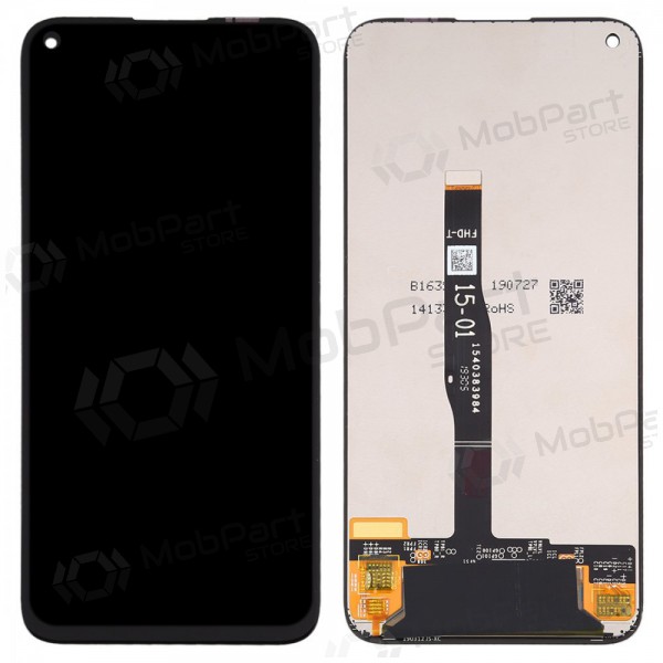 Huawei P40 Lite / Nova 6 SE / P20 Lite 2019 / Nova 5i ekraan (mustad) - Premium Huawei P40 Lite / Nova 6 SE / P20 Lite 2019 / Nova 5i ekraan (mustad) - Premium