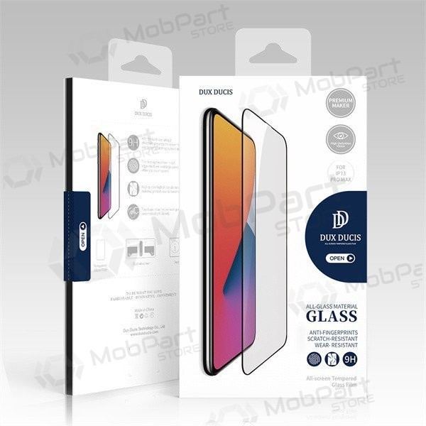 LCD apsauginis stikliukas Dux Ducis Redmi 14C/Redmi A4/Poco C75 mustad