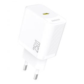 Telefoni laadija Dudao A27 25 W GaN USB-C valge