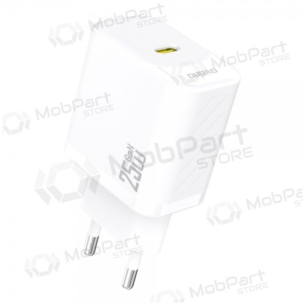 Telefoni laadija Dudao A27 25 W GaN USB-C valge