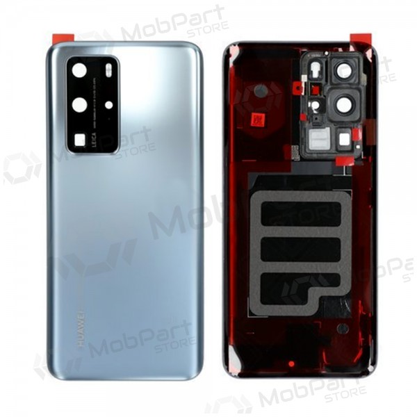 Huawei P40 Pro patareipesade kaas (tagakaas) hõbedased (Silver Frost) (kasutatud grade A, originaalne)