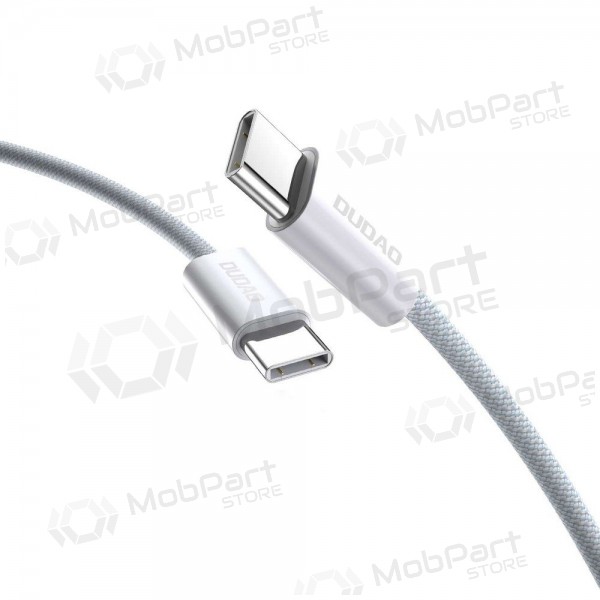 USB-C kaabel Dudao L6C USB-C kuni USB-C 2 m 60 W valge