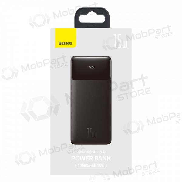 Väline patarei / aku Power Bank Baseus Bipow Type-C PD+2xQuick Charge 3.0 15W 10000mAh must PPBD050001 Väline patarei / aku Power Bank Baseus Bipow Type-C PD+2xQuick Charge 3.0 15W 10000mAh must PPBD050001