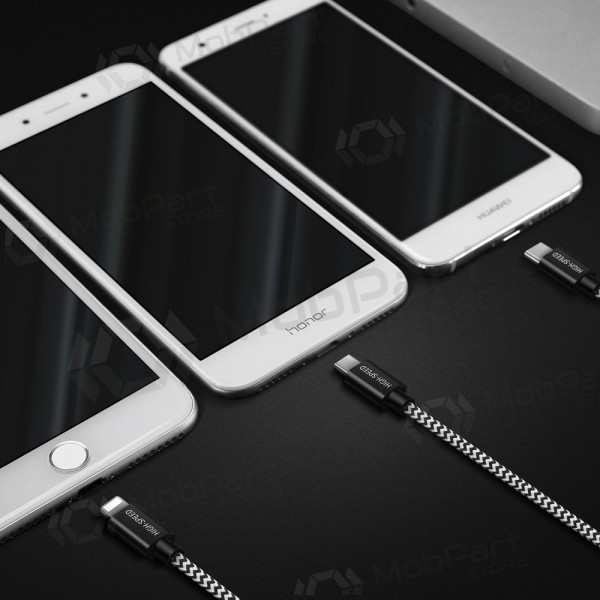 Usb kaabel Dux Ducis K-ONE 3in1 microUSB-Lightning-Type-C fastcharging 1.2m