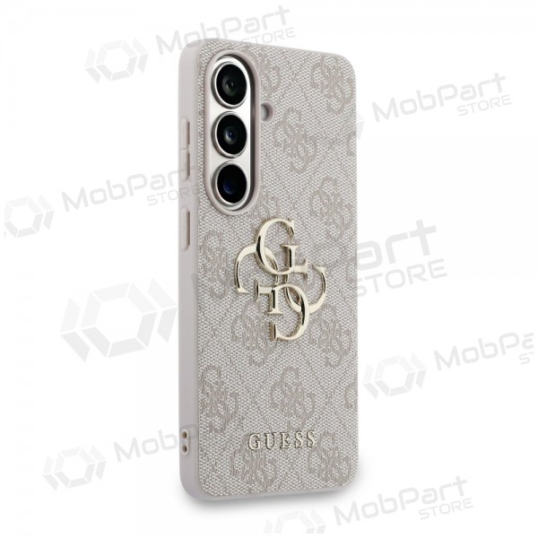 Samsung Galaxy S26 ümbris - Guess PU 4G Metal Logo (roosa)