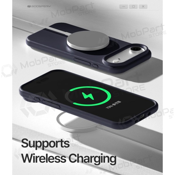 Apple iPhone Air ümbris Mercury - Pure Magsafe Silicon Case (tumesinine)
