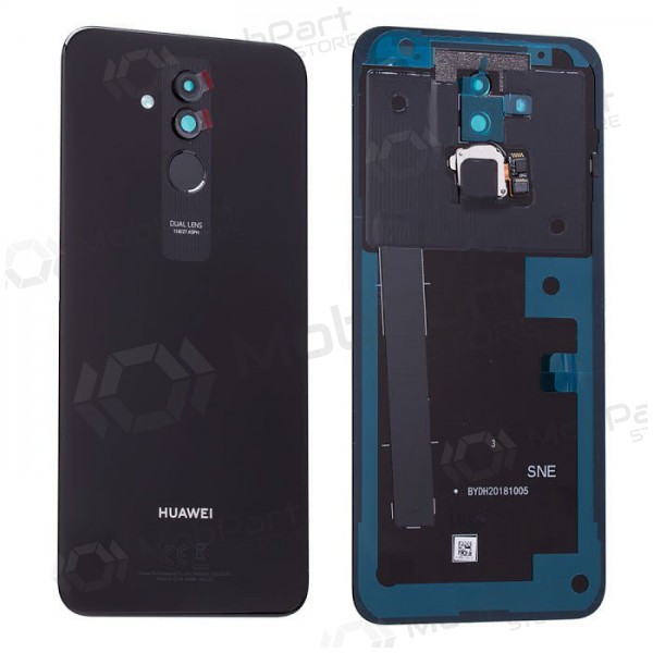 Huawei Mate 20 Lite patareipesade kaas (tagakaas) (mustad) (kasutatud grade A, originaalne)