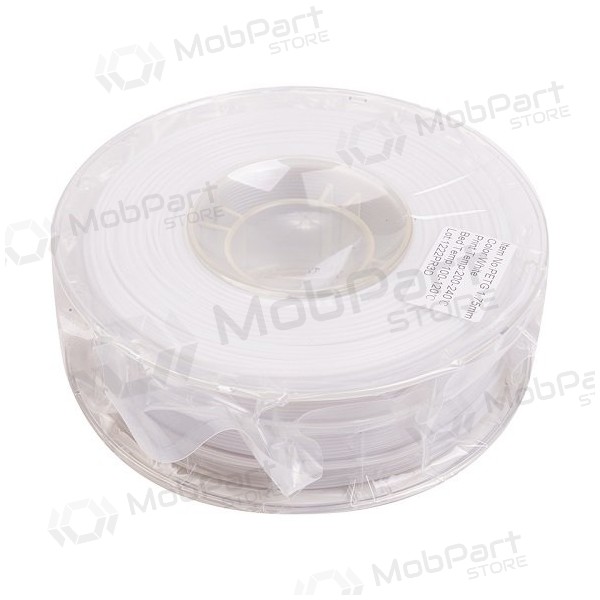 3D spausdinimo plastikas PETG, 1.75mm, 1kg, valged 3D spausdinimo plastikas PETG, 1.75mm, 1kg, valged