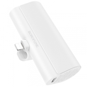 Väline patarei / aku Power Bank Borofone BJ35 Lightning 5000mAh valge