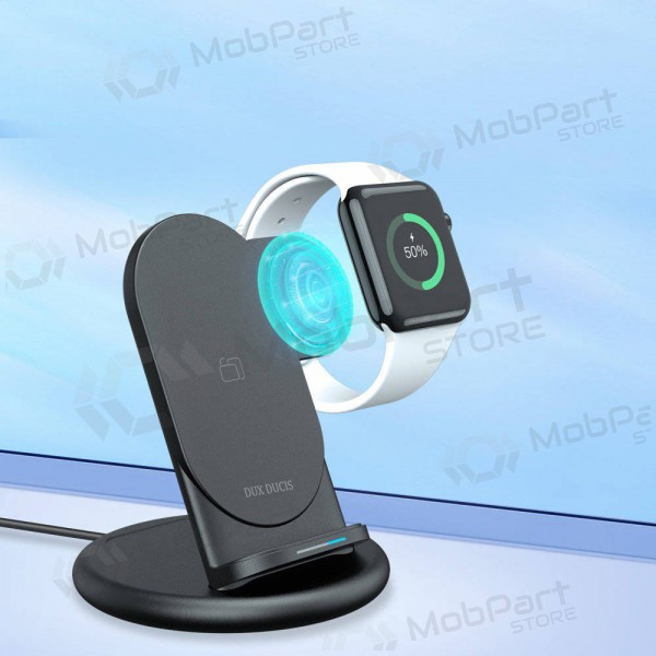 Laadija juhtmeta Dux Ducis C7 3in1 Phone, Apple Watch, Airpods 15W (mustad)